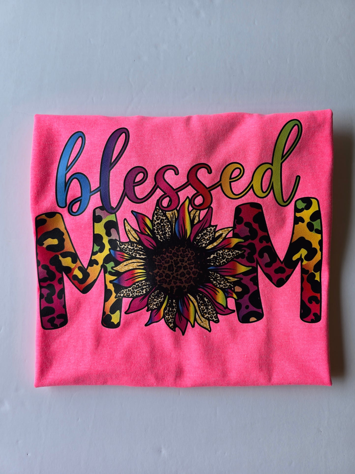 Blessed Mom Ever (Sun Flower) Custom T-shirt