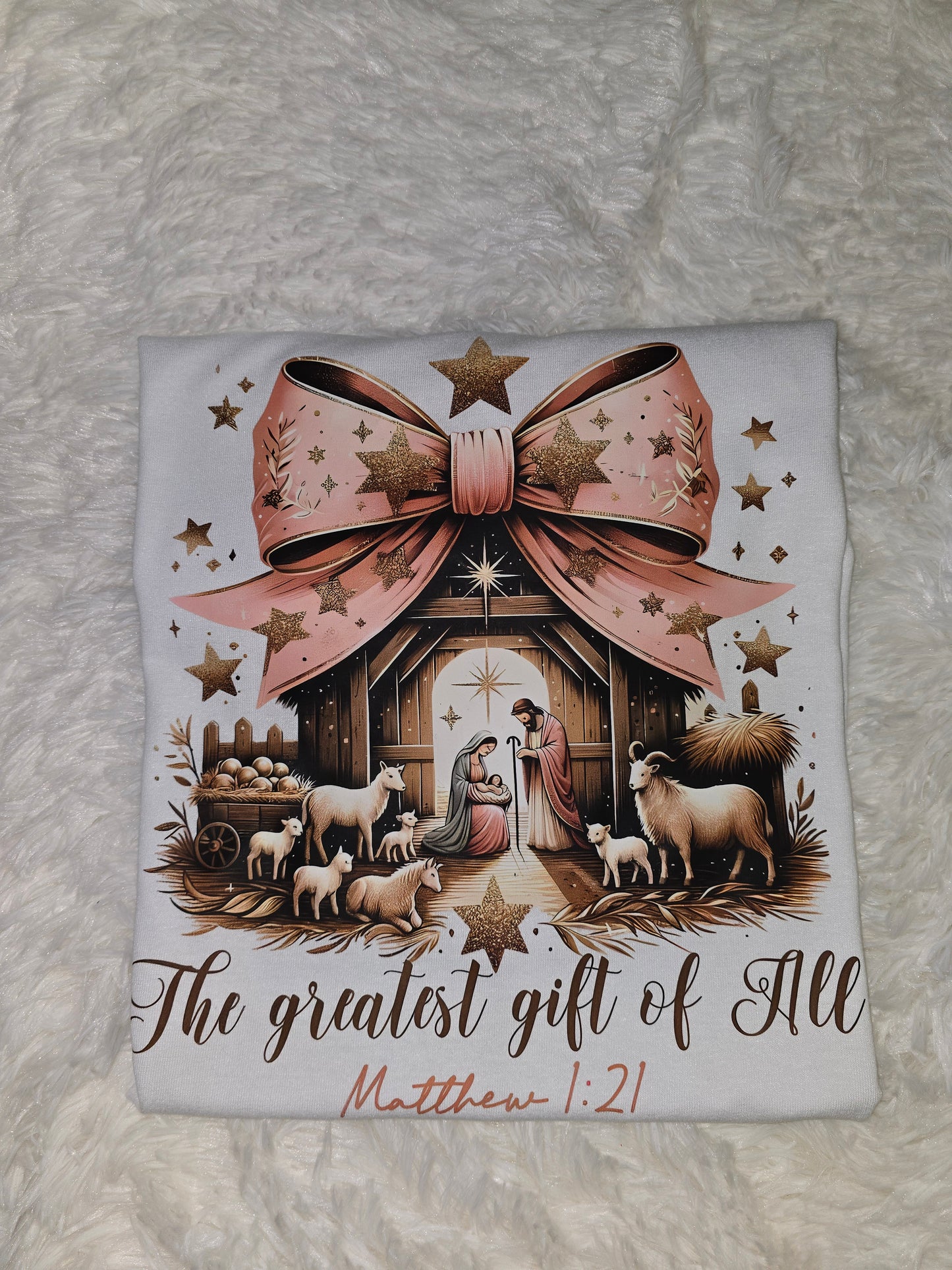 Matthew 1:21 Holiday T-shirt