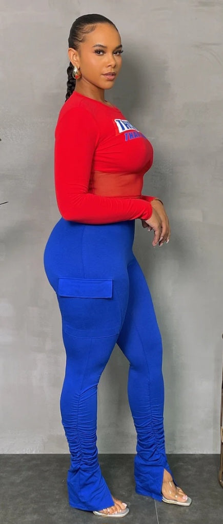 Cargo Stacked Pants