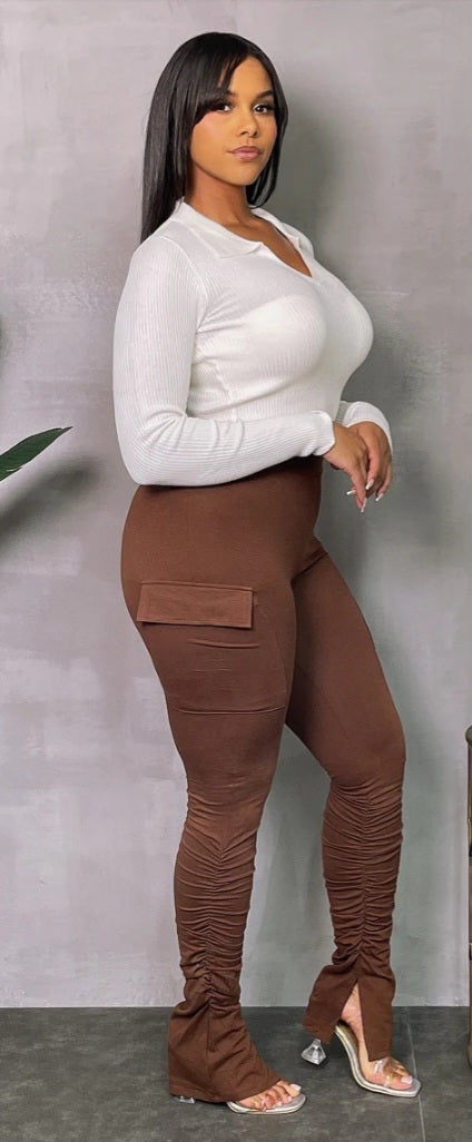Cargo Stacked Pants
