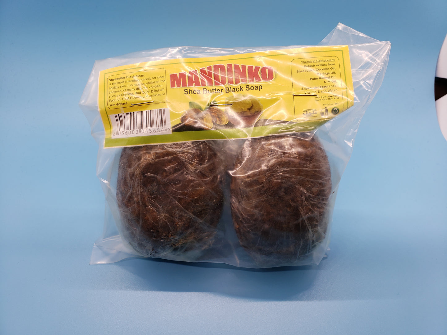 Mandinko Shea Butter Black Soap - 2Pk