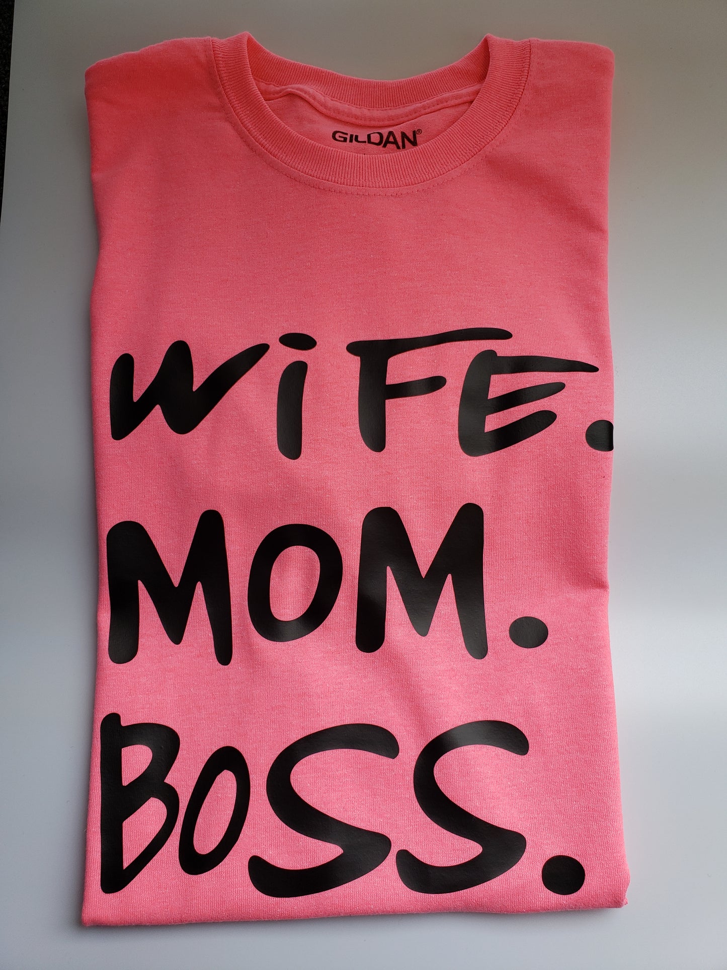 " Mom Wife Boss" Custom T-shirt