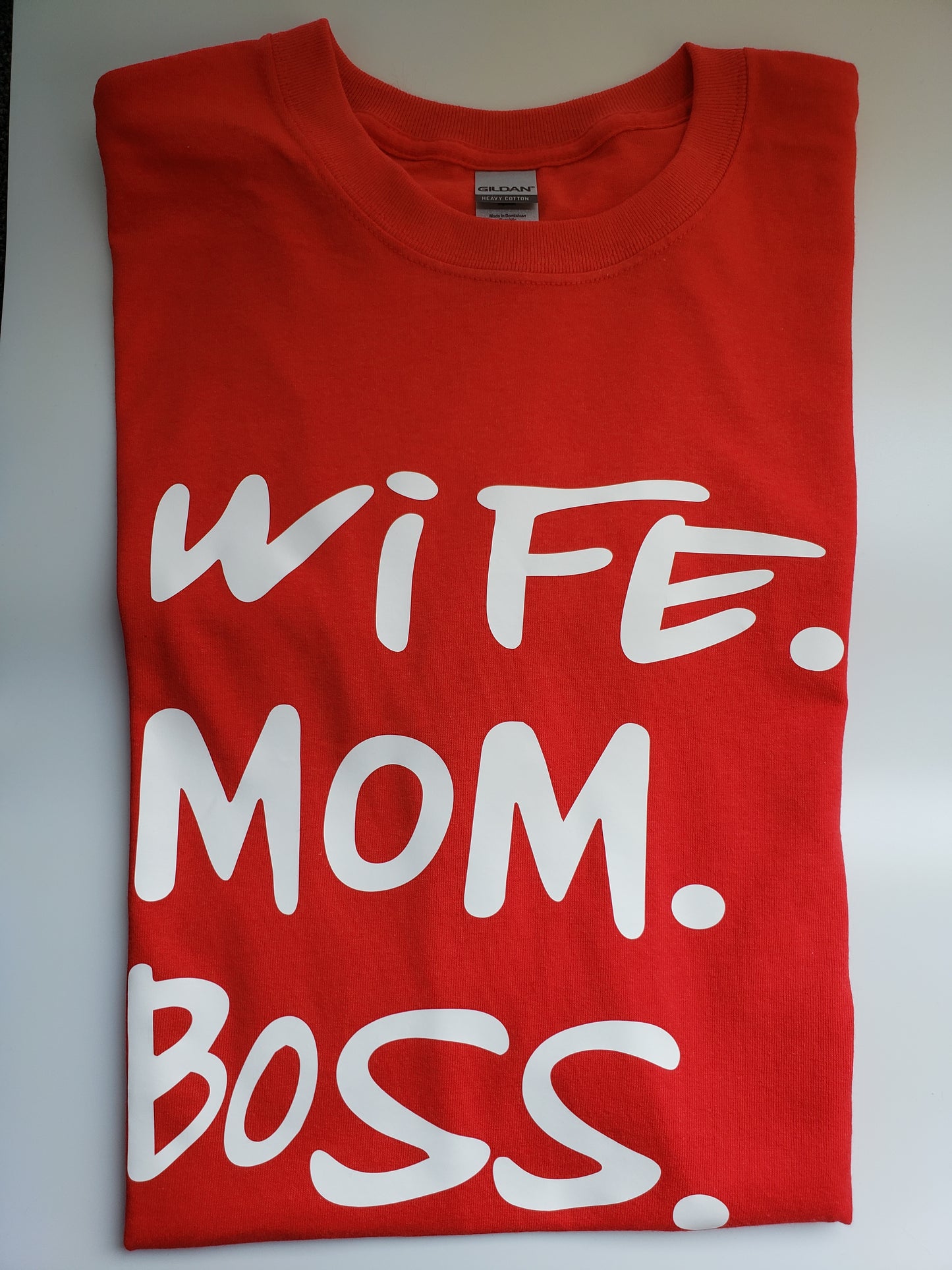 " Mom Wife Boss" Custom T-shirt