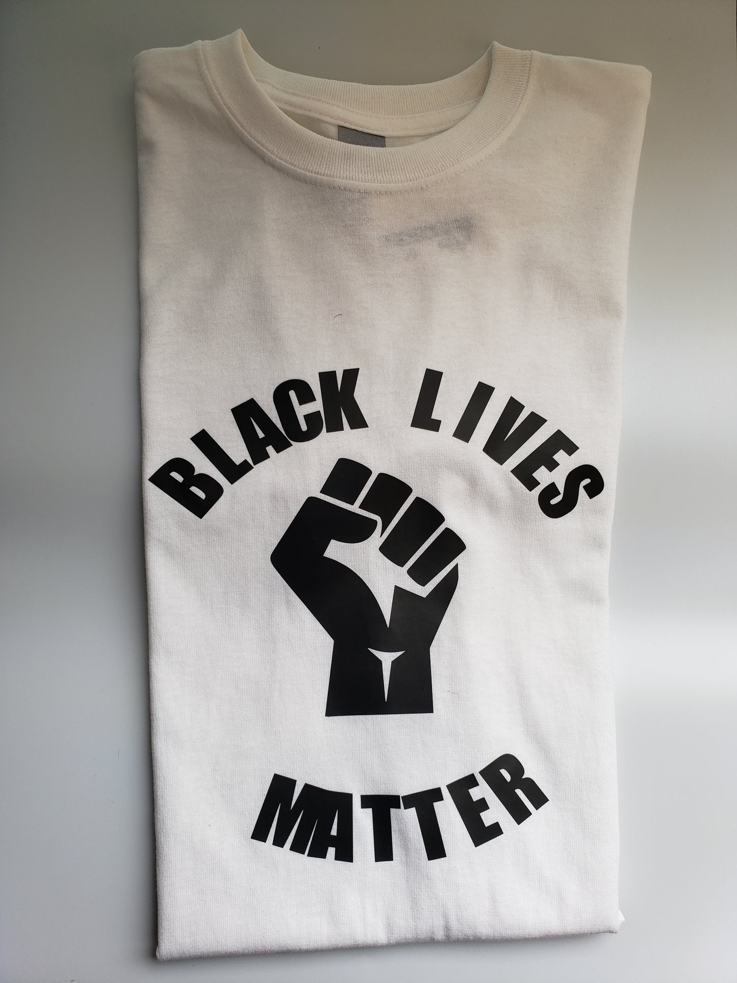Black Lives Matter Fist Custom T-shirt