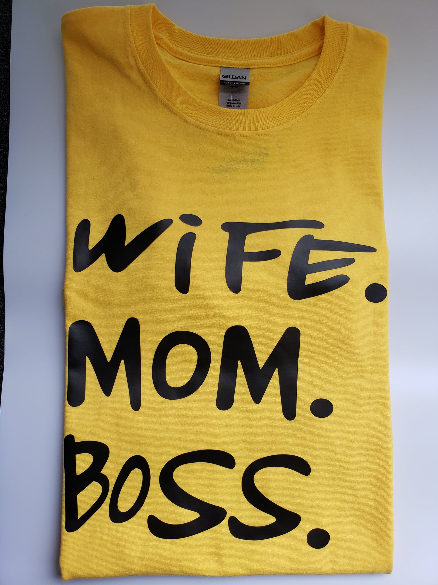 " Mom Wife Boss" Custom T-shirt