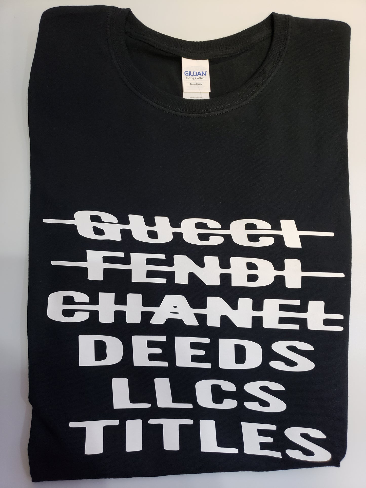 "Deeds, Titles, LLC's" Custom T-shirt