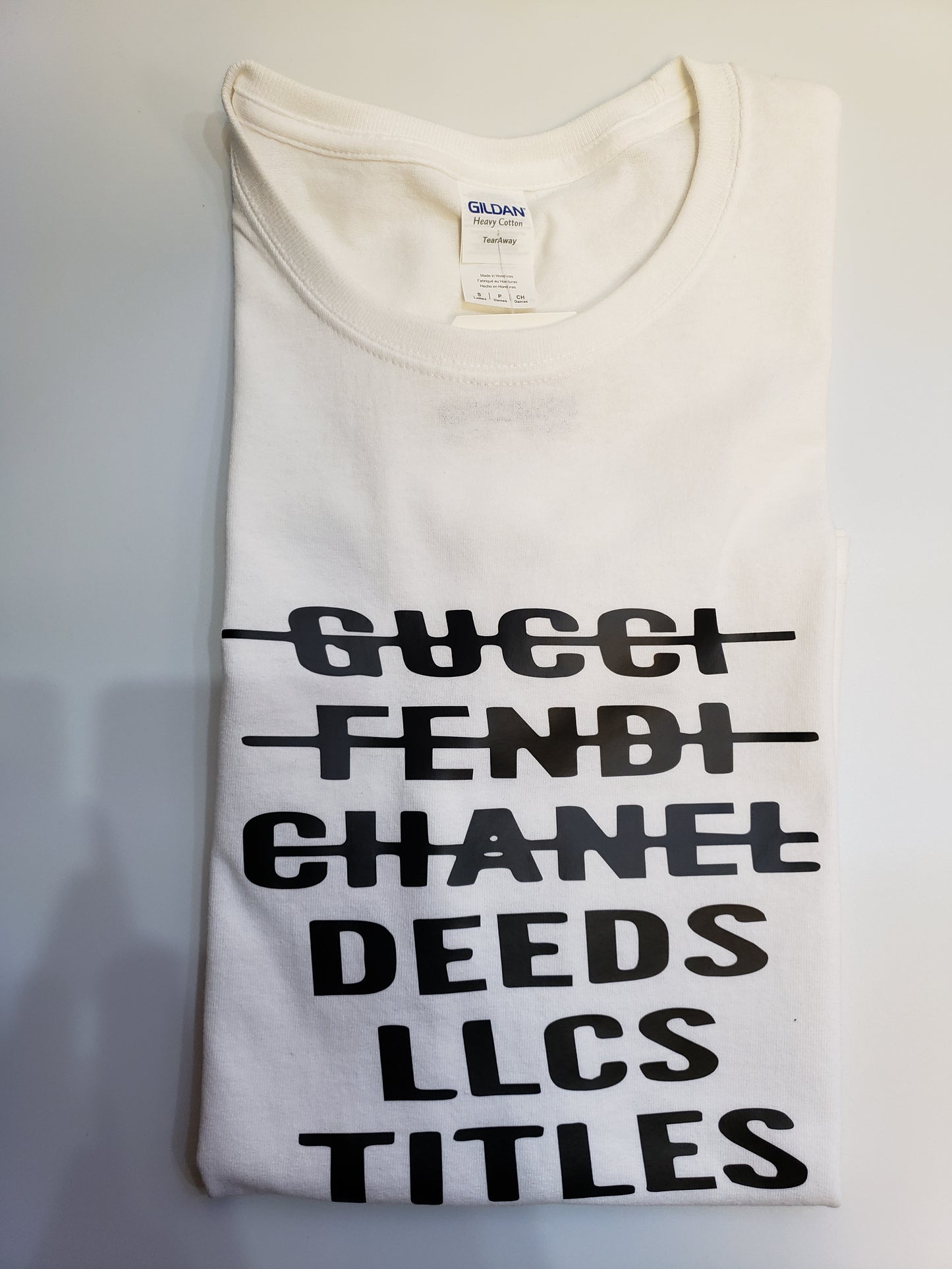"Deeds, Titles, LLC's" Custom T-shirt