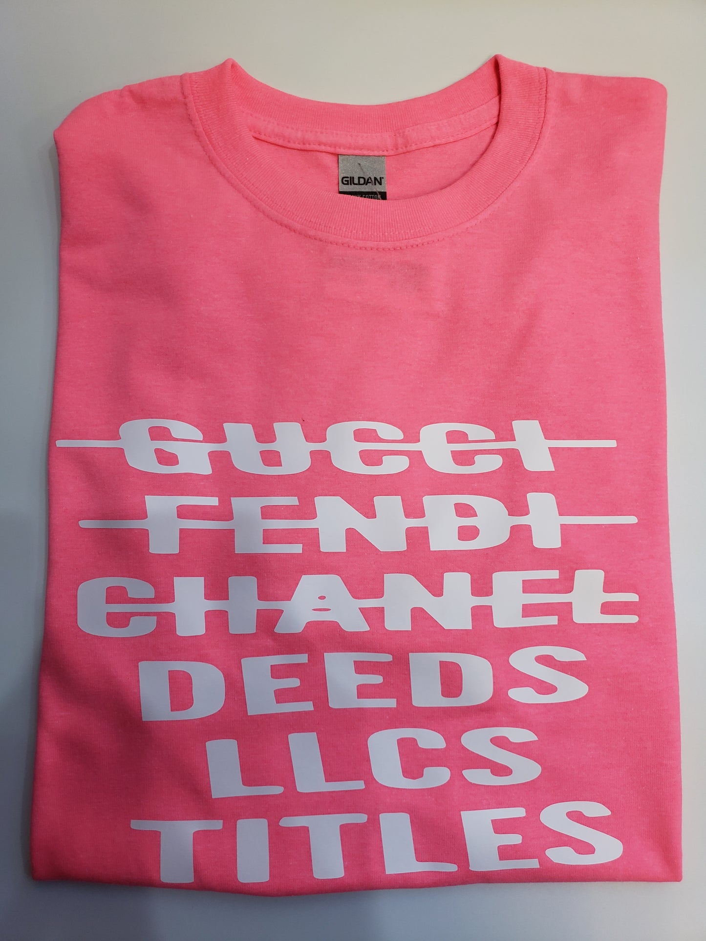 "Deeds, Titles, LLC's" Custom T-shirt