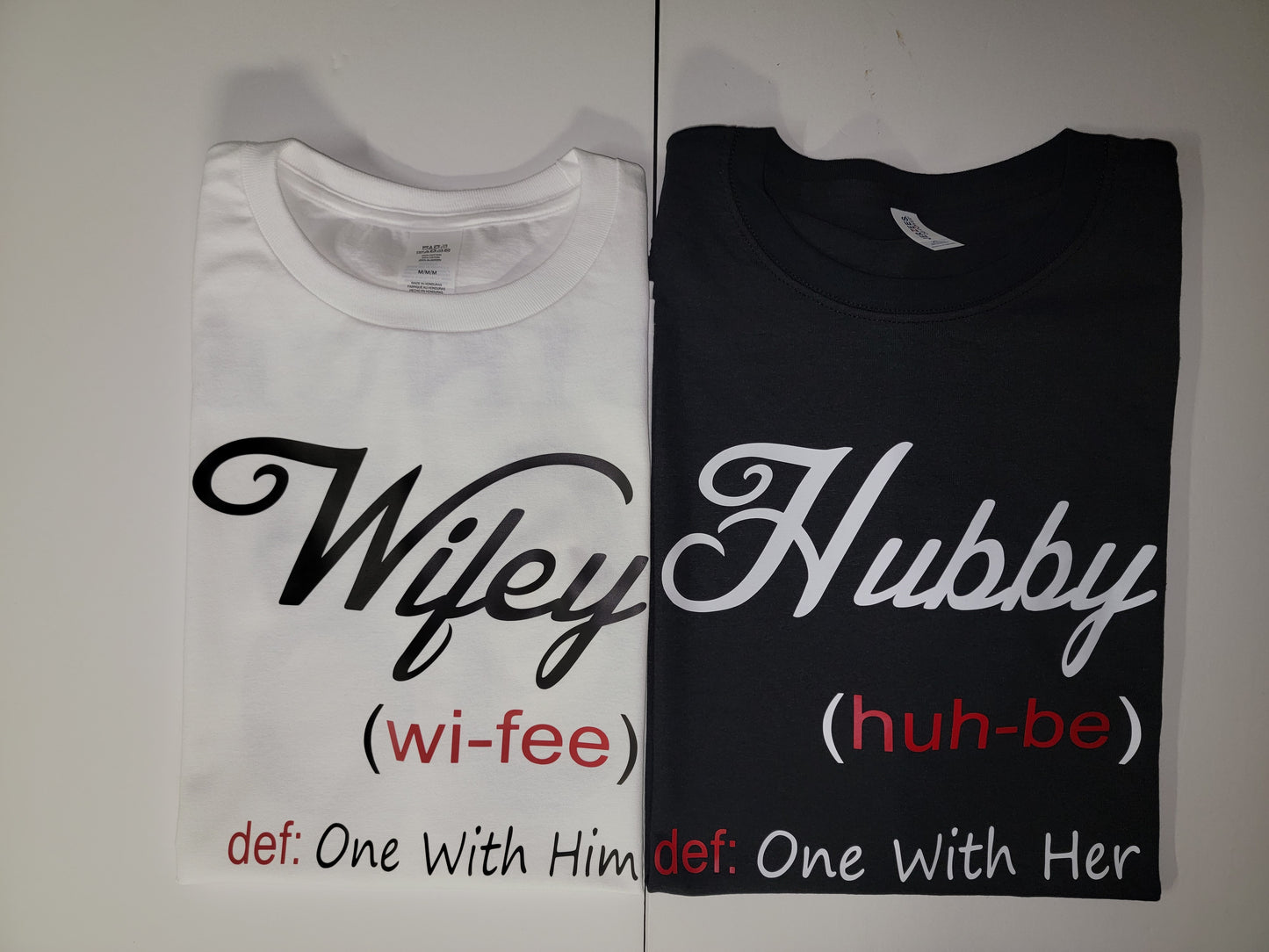 Married Couples Custom T-shirt Set