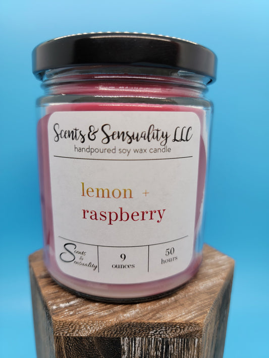 Lemon & Raspberry Candle