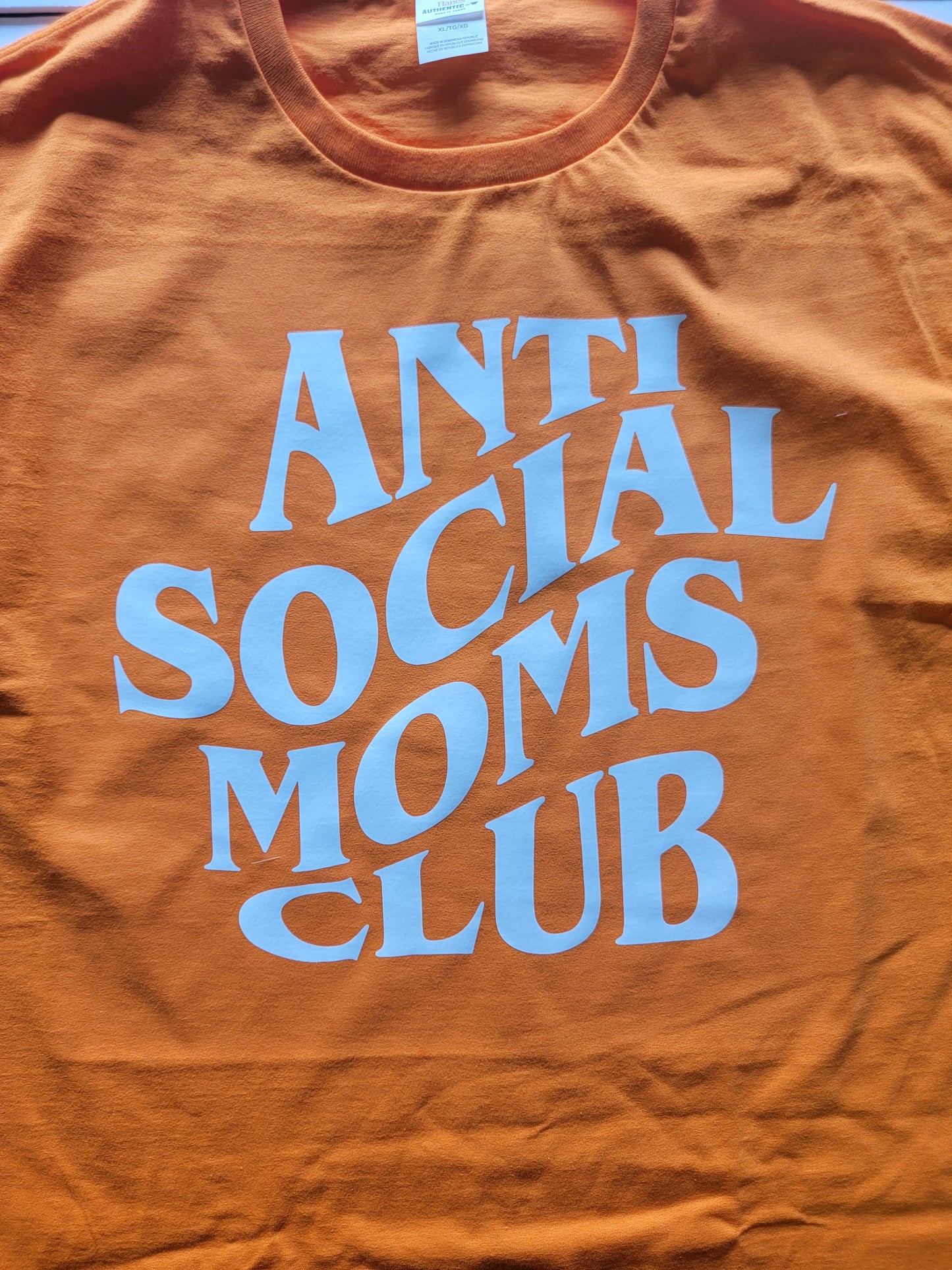 Anti Social Mom's club Custom T-shirt