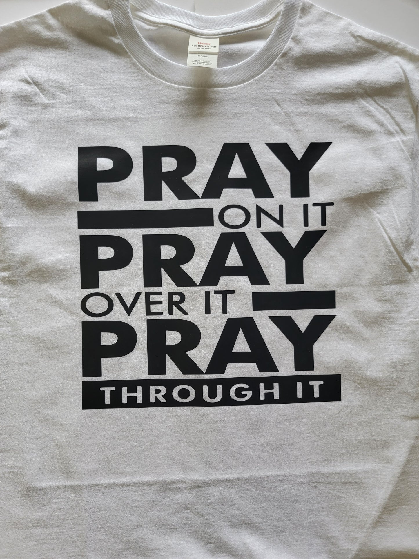 "Pray on it" Custom T-shirt