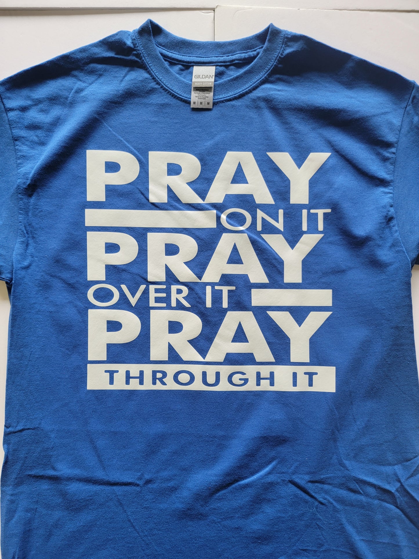 "Pray on it" Custom T-shirt