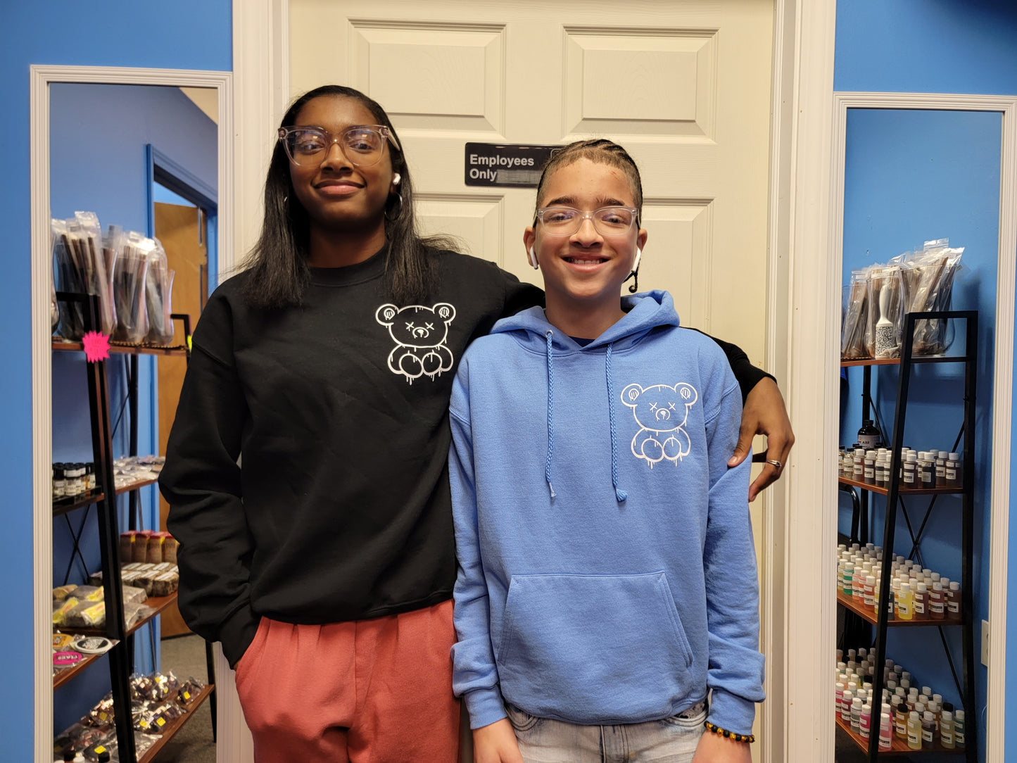 "LOVE" Teddy Bear Custom Sweater