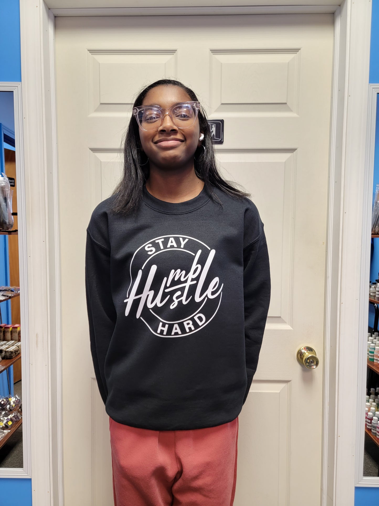 Stay Humble Hustle Hard Custom Sweater
