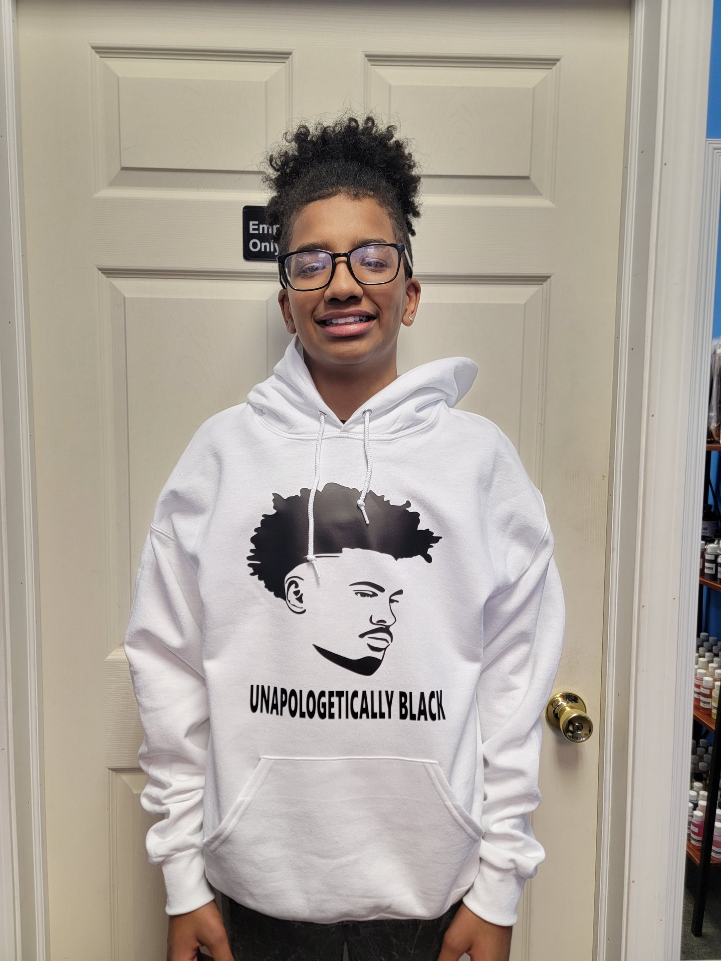 Unapologetically Black (Man) Custom Hoodie