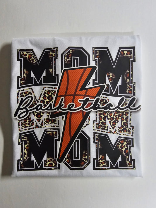 Basketball Mom (3) Custom T-shirt