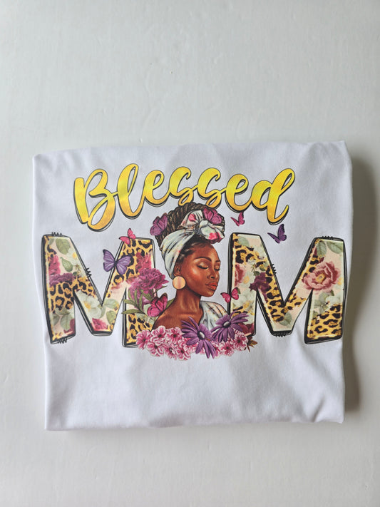 Blessed Mom Custom T-shirt