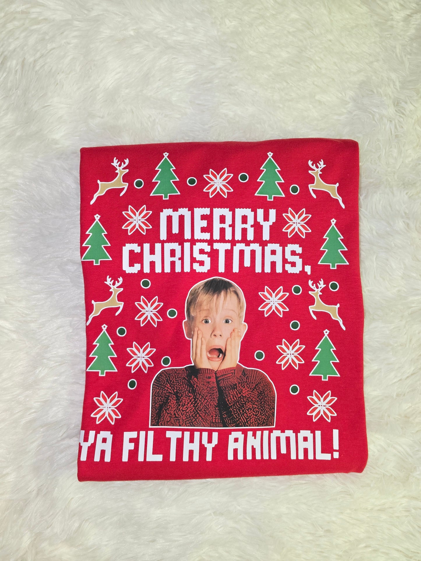 Ya Filthy Animal Holiday shirt