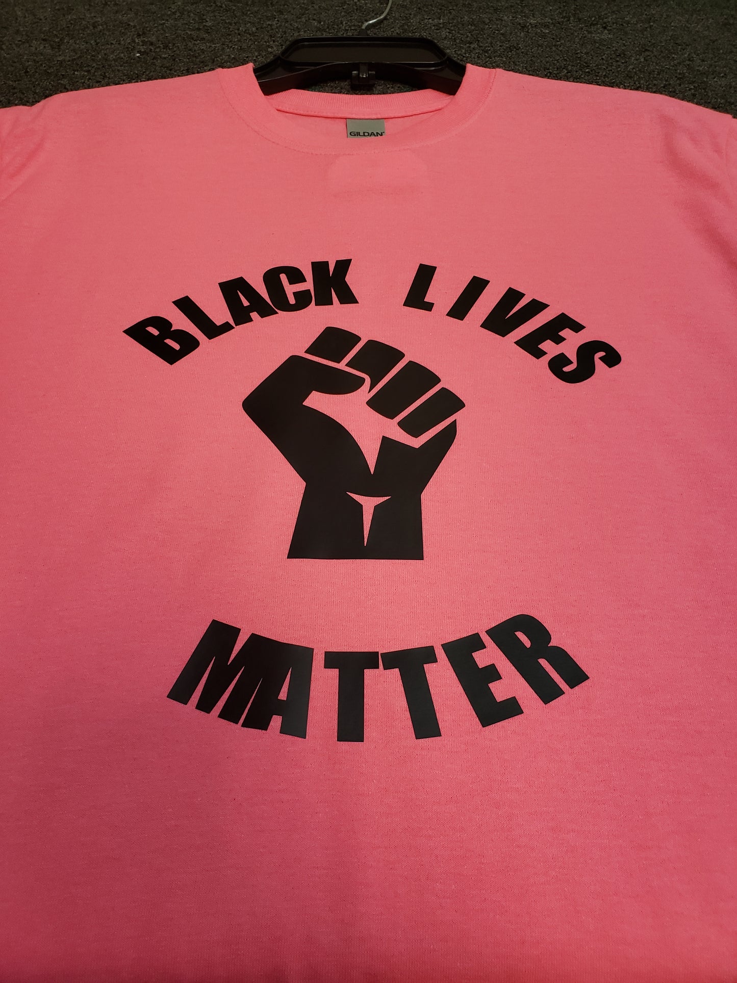 Black Lives Matter Fist Custom T-shirt