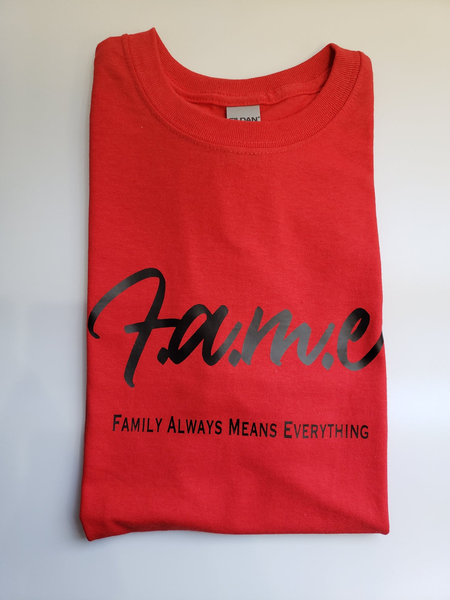 F.A.M.E Red/Black T-Shirt (Design 2)