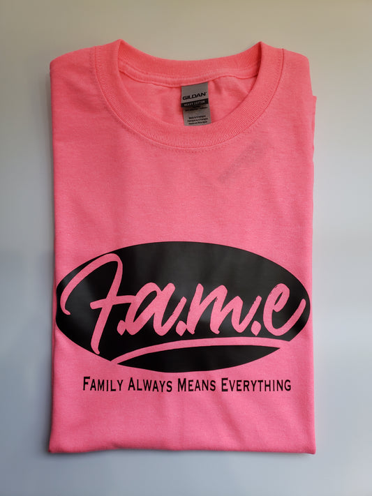 F.A.M.E Pink/Black T-Shirt