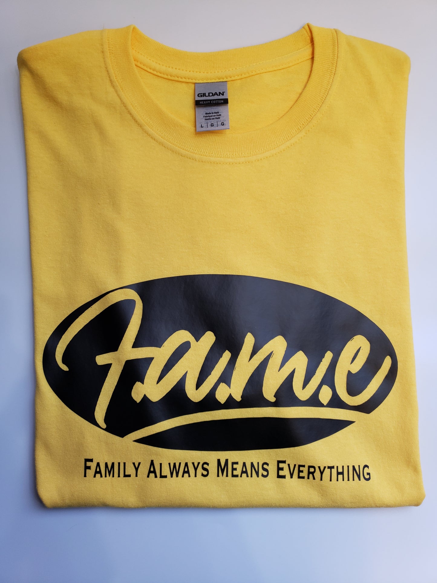 F.A.M.E Yellow/Black T-Shirt