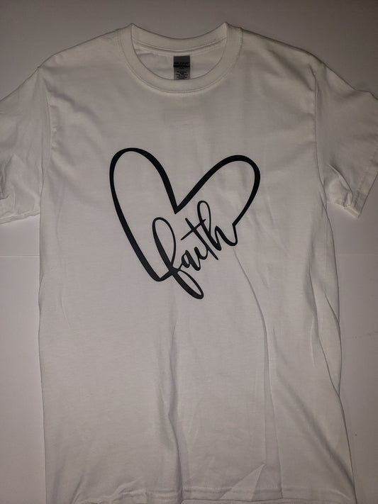 "Faith Heart" Custom T-shirt