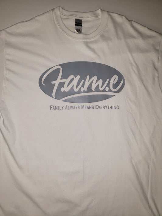 F.A.M.E White/Gray T-Shirt