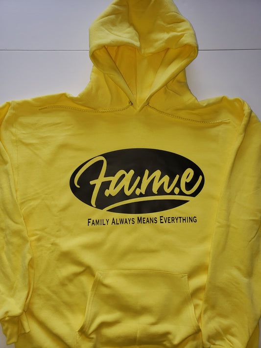 Original F.A.M.E Yellow/Black Hoodie