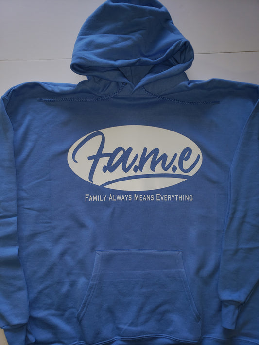 Original F.A.M.E Blue/White Hoodie