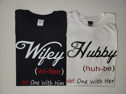 Married Couples Custom T-shirt Set