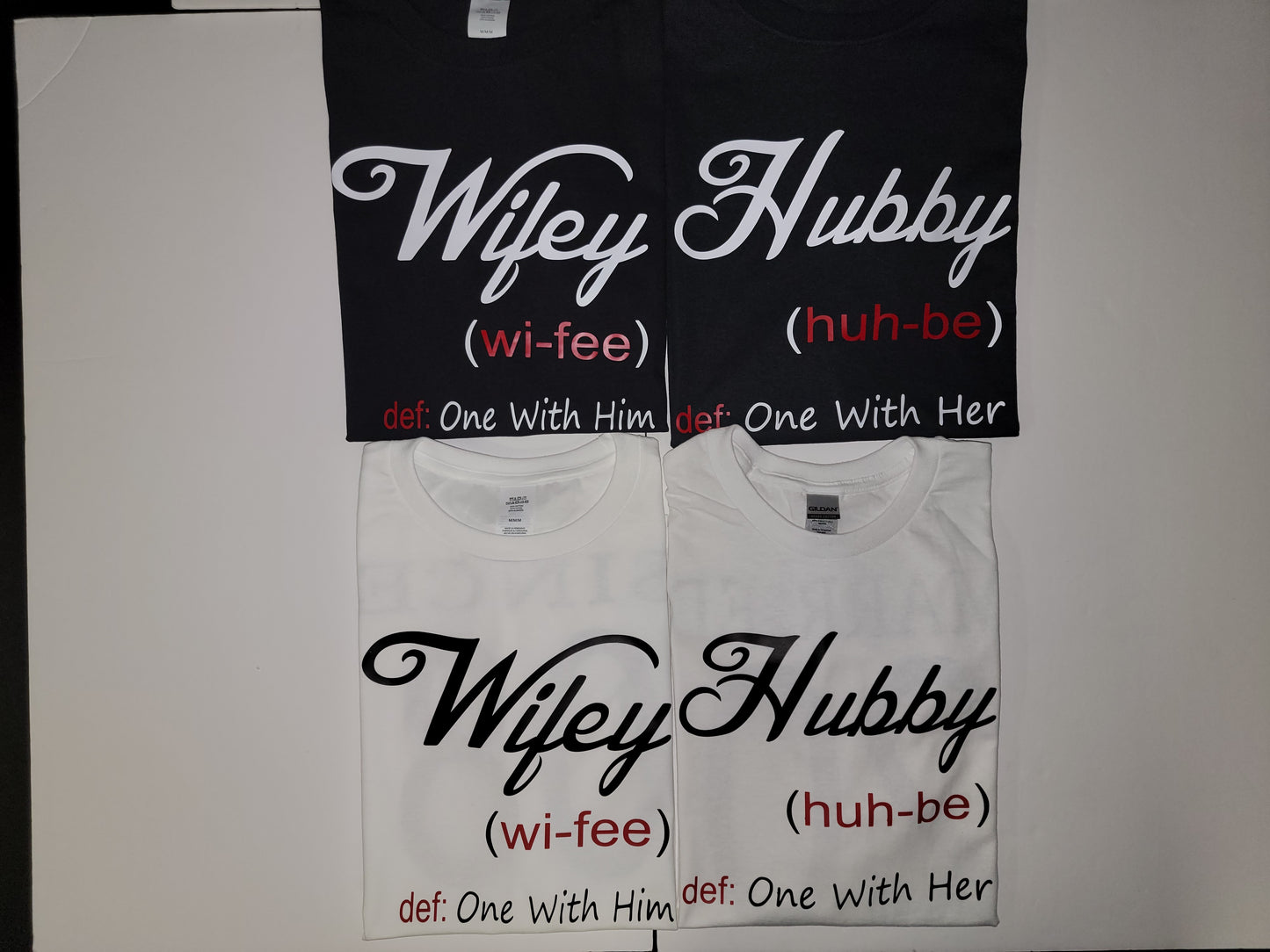 Married Couples Custom T-shirt Set