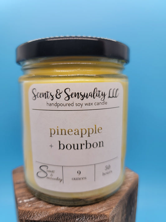 Pineapple & Bourbon Candle