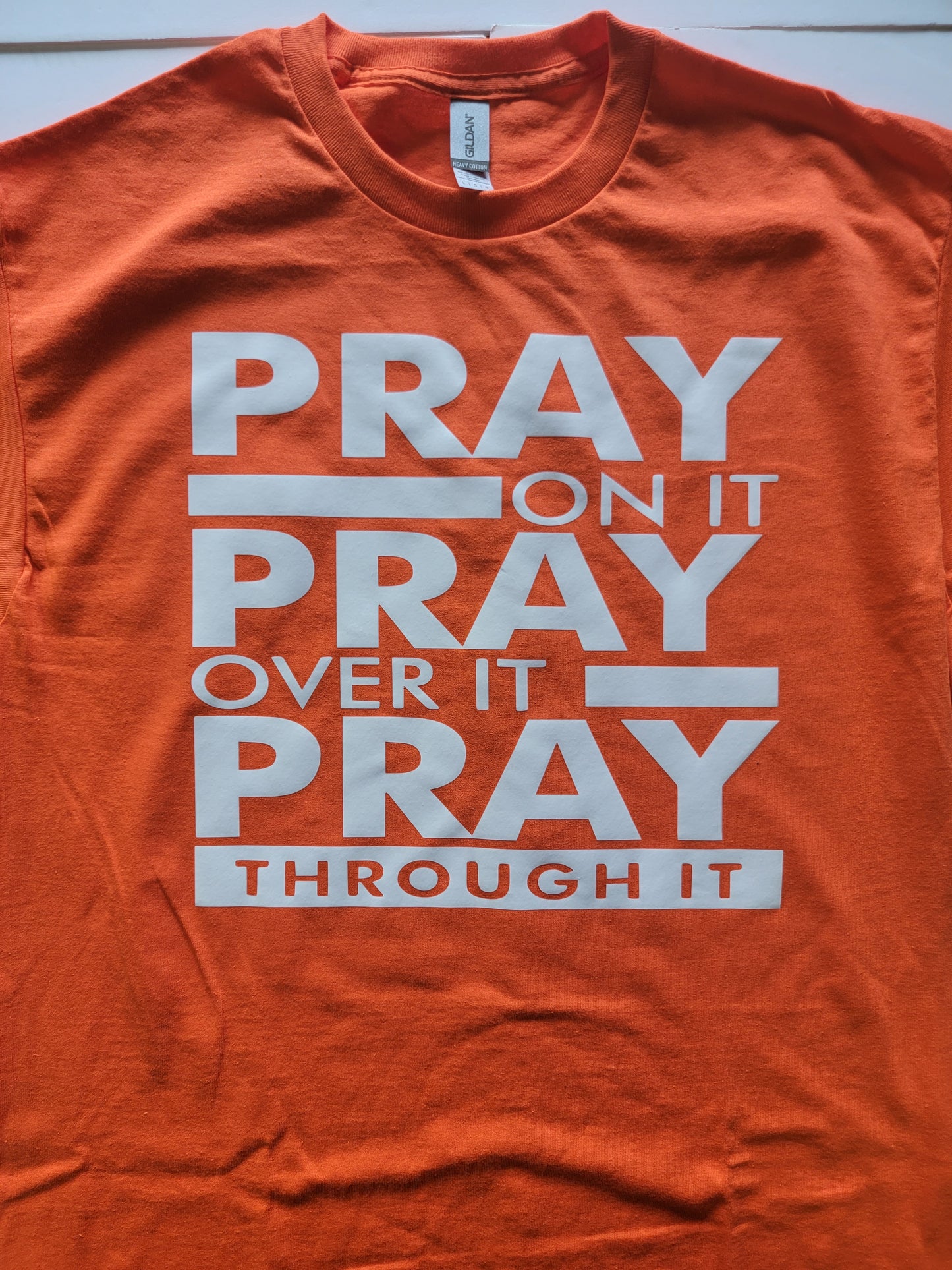"Pray on it" Custom T-shirt