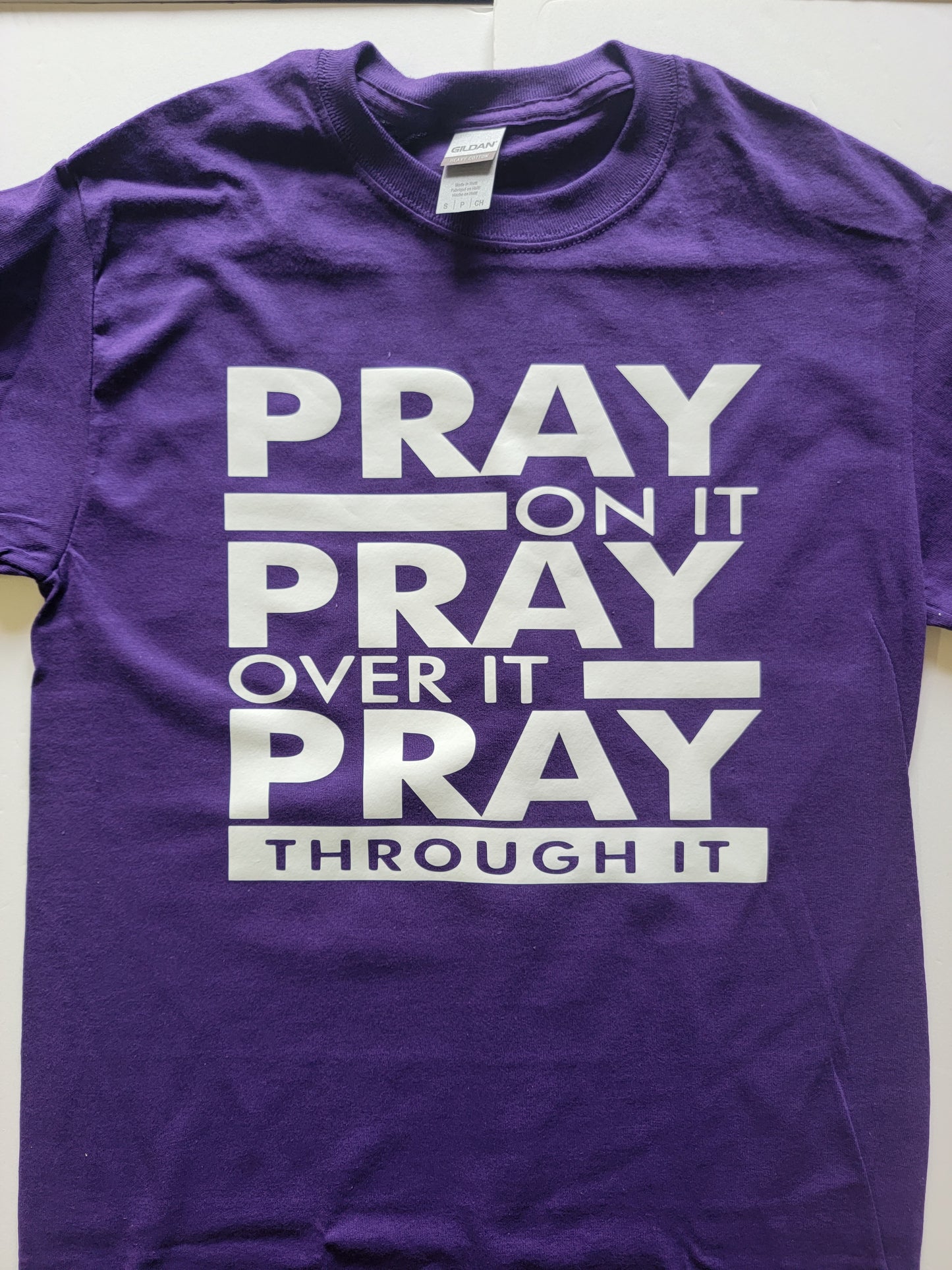 "Pray on it" Custom T-shirt