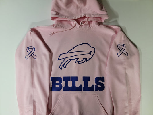 Bills Breast Cancer Custom Hoodie