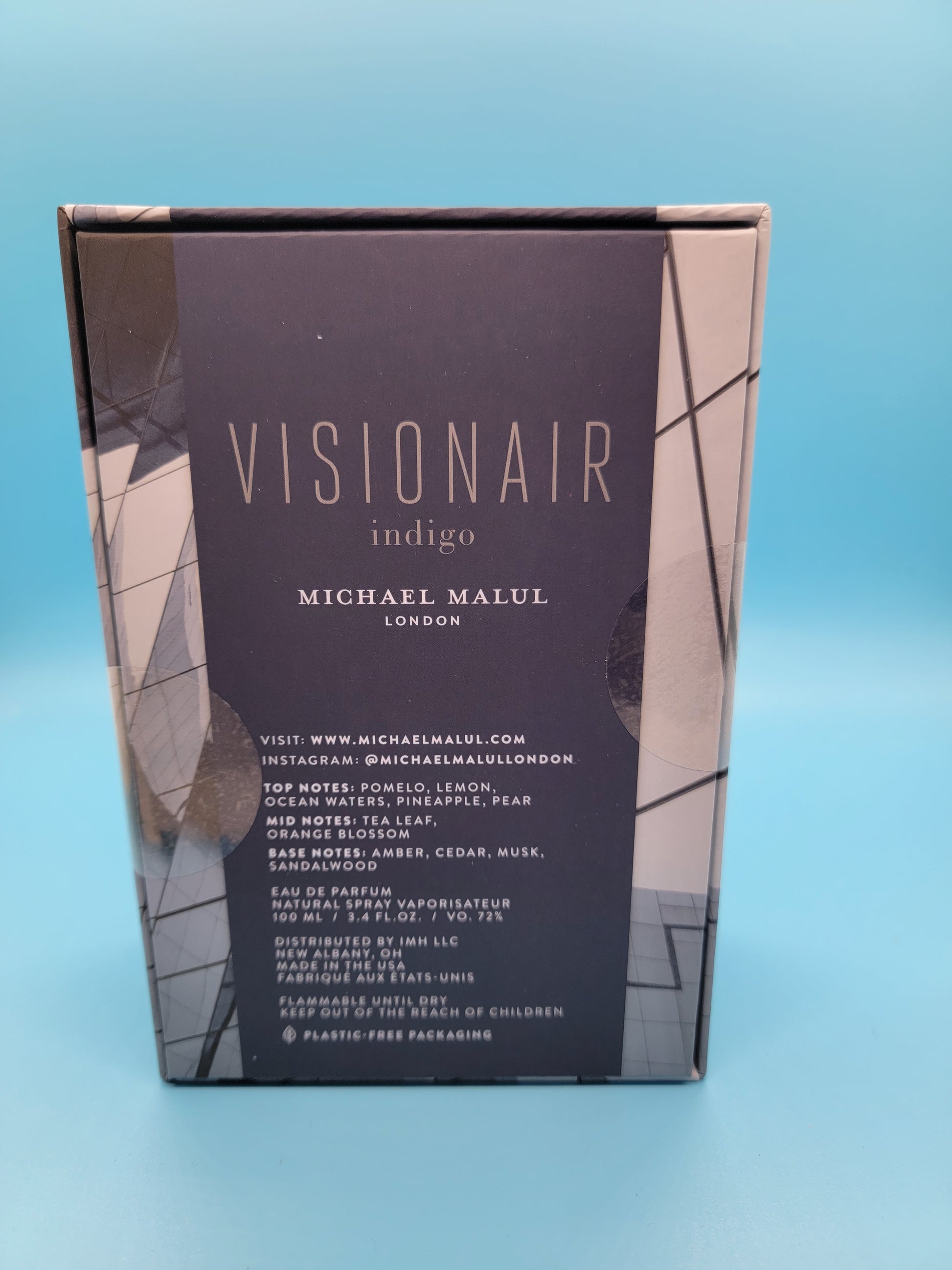 Visionair Indigo By Michael Malul – Scents Sensuality LLC